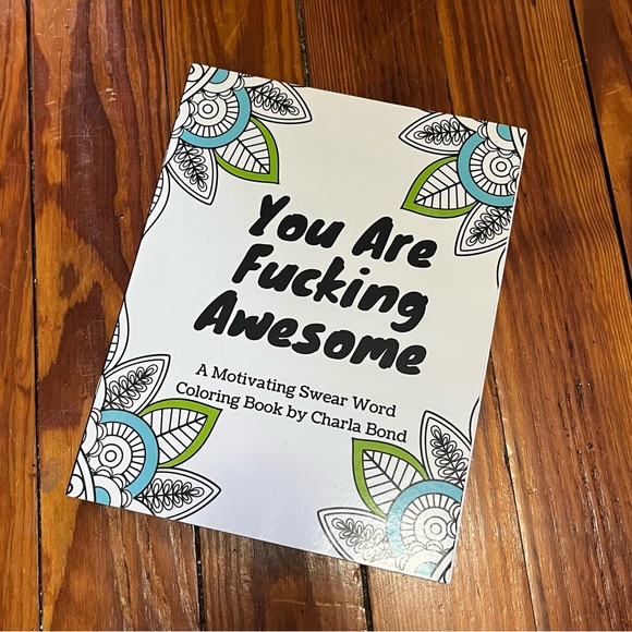 You Are Fucking Awesome Adult Coloring Book - Picture 7 of 8